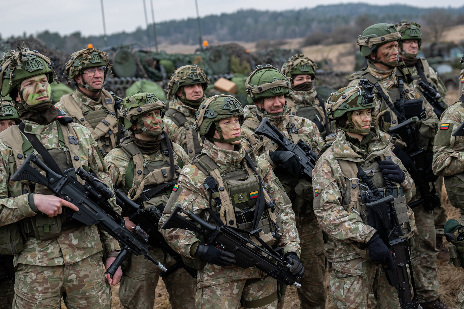 Šimtas Jaunuolių Savo Noru Prisijungė Prie Kariuomenės nuotrauka